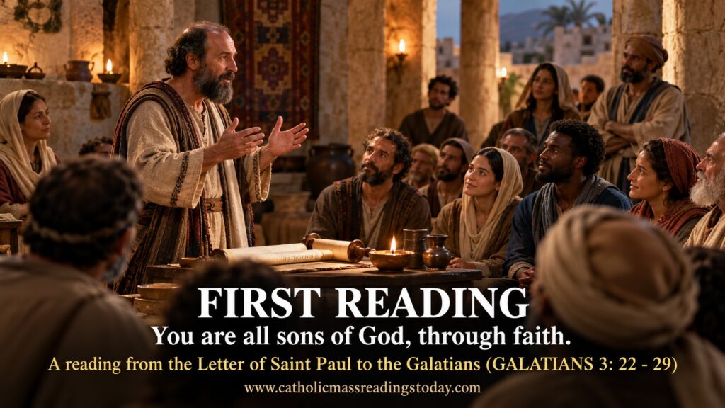 First Reading from the Letter of Saint Paul to the Galatians 3:22 - 29