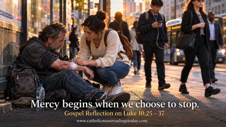 Gospel Reflection on Luke 10:25 - 37