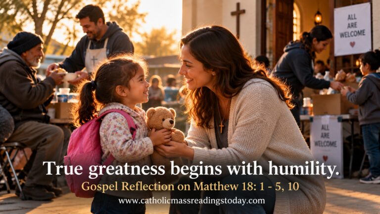 Gospel Reflection on Matthew 18:1 - 5, 10