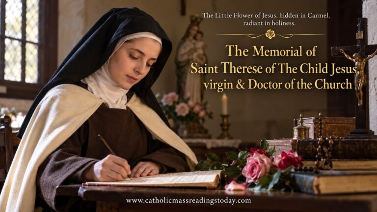 Memorial of Saint Therese of the Child Jesus, Virgin & Doctor of the Church