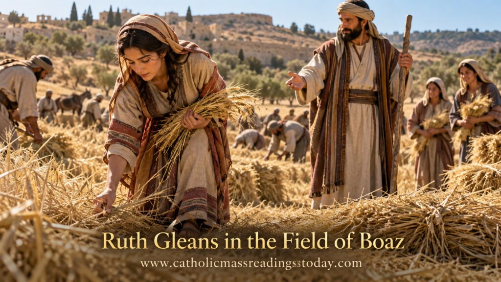 Ruth Gleans in Boaz’s Field