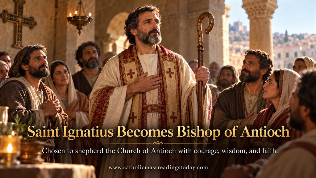 Saint Ignatius Becomes Bishop of Antioch