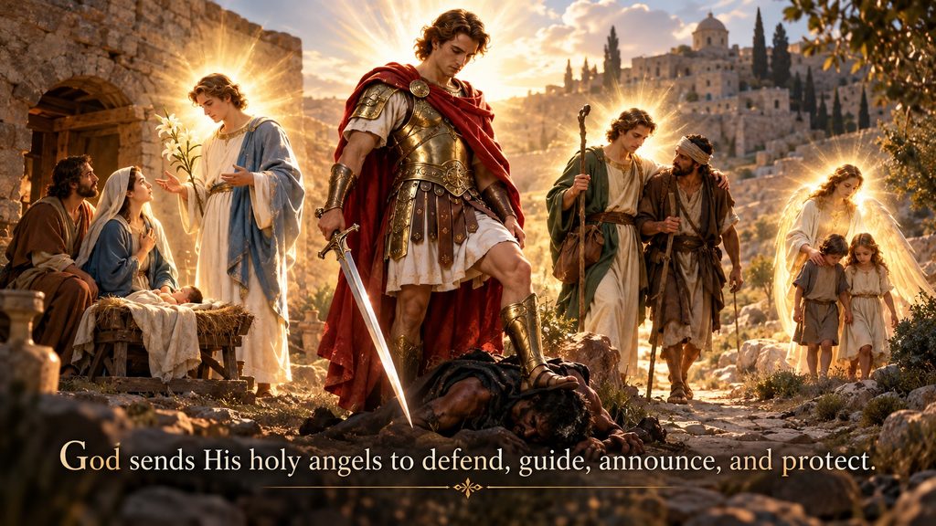 Saint Michael, Saint Gabriel, Saint Raphael, and the Guardian Angels