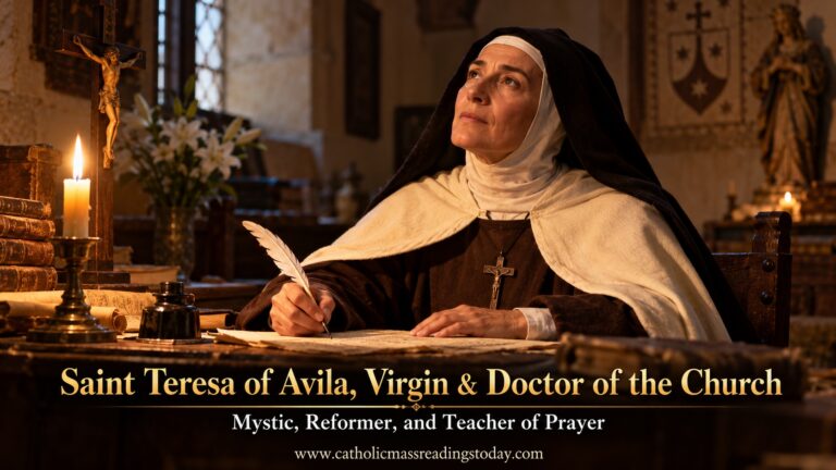 Saint Teresa of Avila, Virgin & Doctor of the Church
