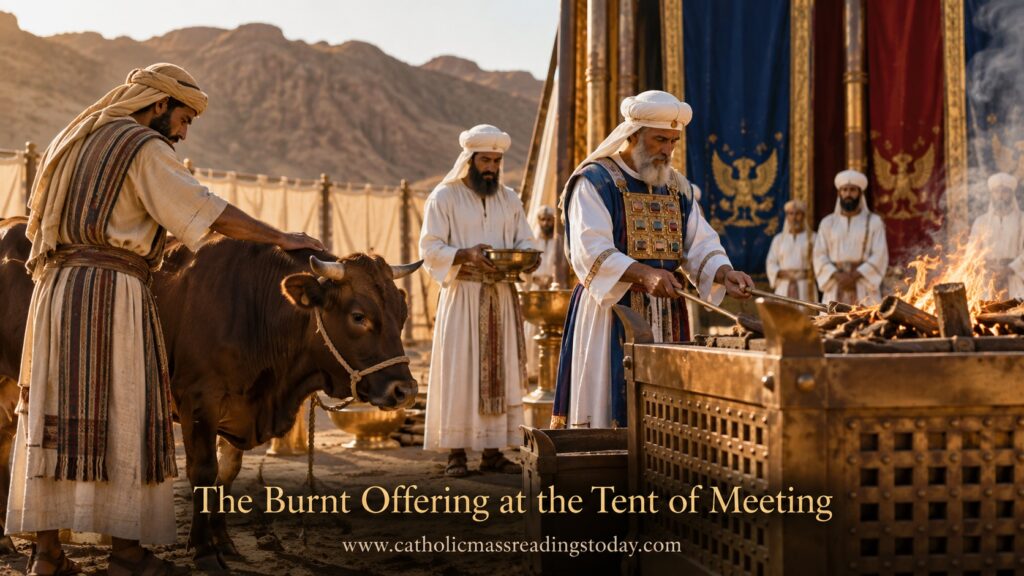 The Burnt Offering at the Tent of Meeting
