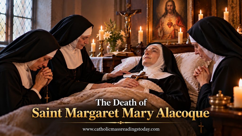 The Death of Saint Margaret Mary Alacoque