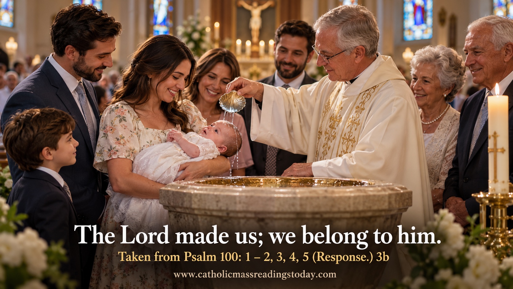 The Lord made us; we belong to him
