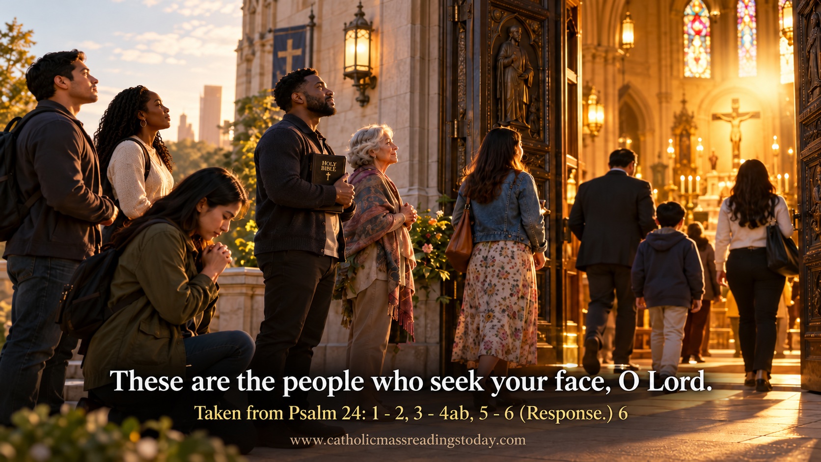 These are the people who seek your face, O Lord